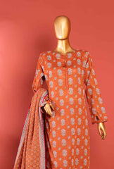 3 Piece Stitched Khaddar Printed Suit