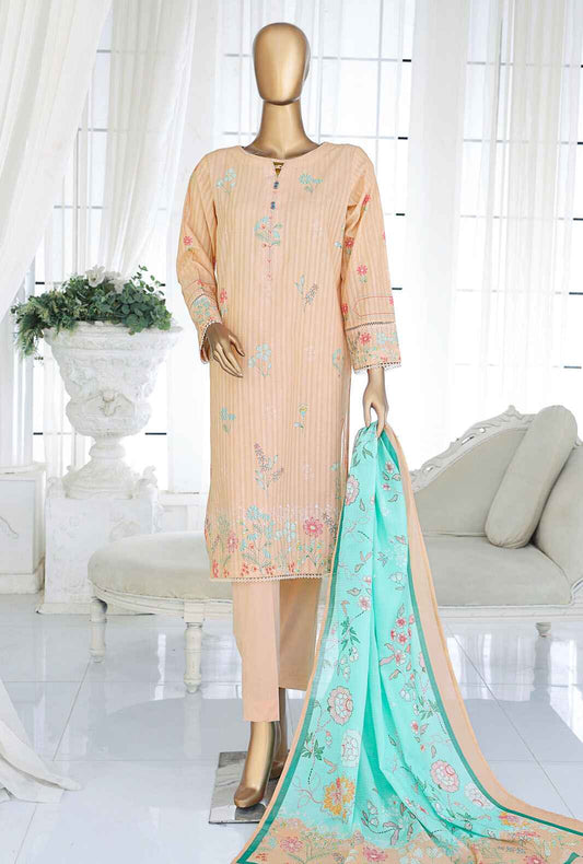 Ninokari by HZ Textiles Digital Printed Lawn Suit Unstitched 3 Piece NP-1174 - Summer Collection
