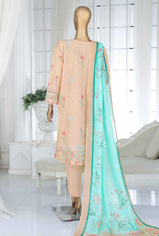 Ninokari by HZ Textiles Digital Printed Lawn Suit Unstitched 3 Piece NP-1174 - Summer Collection