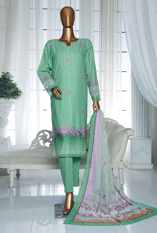 Ninokari by HZ Textiles Digital Printed Lawn Suit Unstitched 3 Piece NP-1176 - Summer Collection