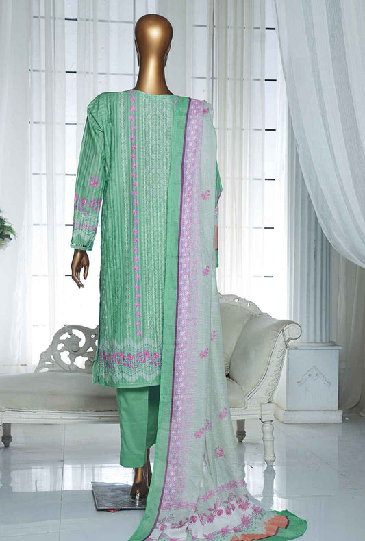 Ninokari by HZ Textiles Digital Printed Lawn Suit Unstitched 3 Piece NP-1176 - Summer Collection