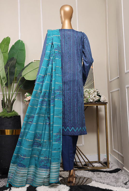 Mahee by HZ Textiles Embroidered Lawn Suit Unstitched 3 Piece MEJ-1256 - Summer Collection