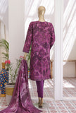 Premium Jacquard by HZ Textiles Digital Printed Lawn Suit Unstitched 3 Piece JPC-25 - Summer Collection