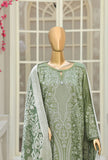 Royal Needlework Luxe by HZ Textiles Embroidered Satin Suit Unstitched 3 Piece 03