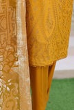 Royal Needlework Luxe by HZ Textiles Embroidered Satin Suit Unstitched 3 Piece 05