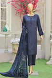 Royal Needlework Luxe by HZ Textiles Embroidered Satin Suit Unstitched 3 Piece 06