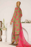 3 Piece Unstitched - Digital Printed Linen Suit - LWP-1022