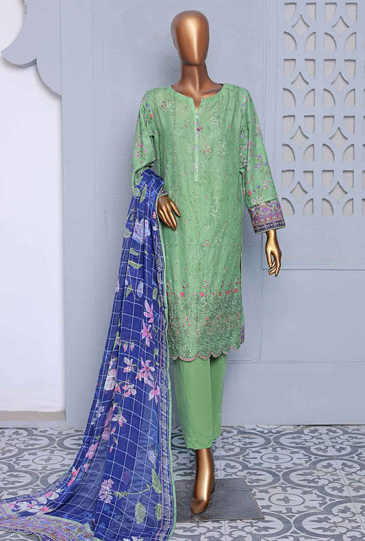Anmol by HZ Textiles Embroidered Lawn Suit Unstitched 3 Piece ACE-954 - Summer Collection