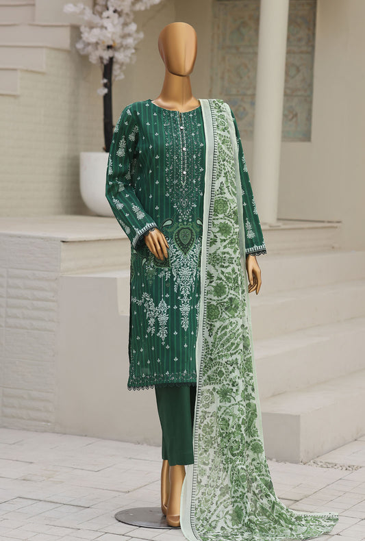 Asasa by HZ Textiles Digital Printed Lawn Suit Unstitched 3 Piece AEC - 1003