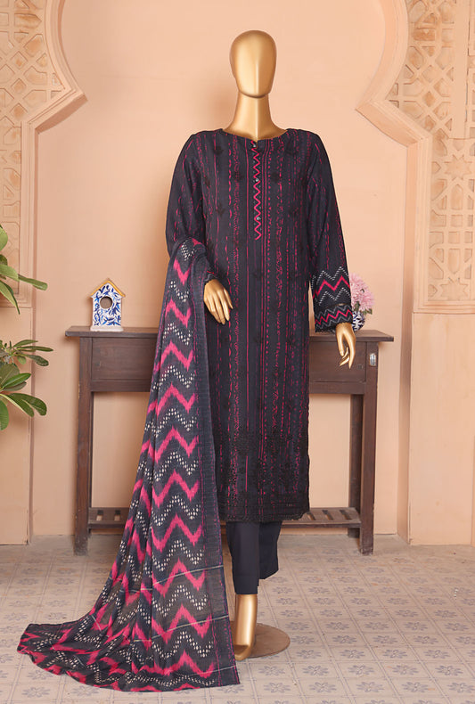 Anmol by HZ Textiles Embroidered Linen Suit Unstitched 3 Piece ALS-1333 - Winter Collection
