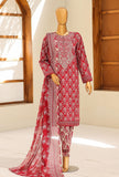 Daily Wear by HZ Textiles Embroidered Lawn Suit Unstitched 3 Piece Crimson Heritage-3132 Vol-02