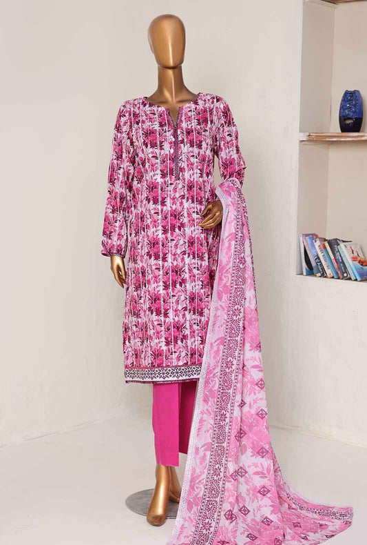 Dhagakari by HZ Textiles Embroidered Lawn Suit Unstitched 3 Piece DEC-1000- Summer Collection