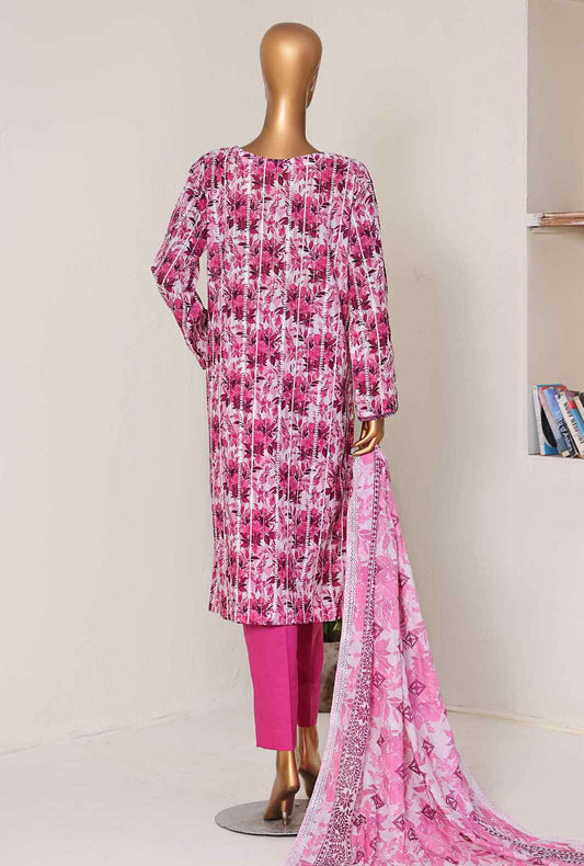 Dhagakari by HZ Textiles Embroidered Lawn Suit Unstitched 3 Piece DEC-1000- Summer Collection