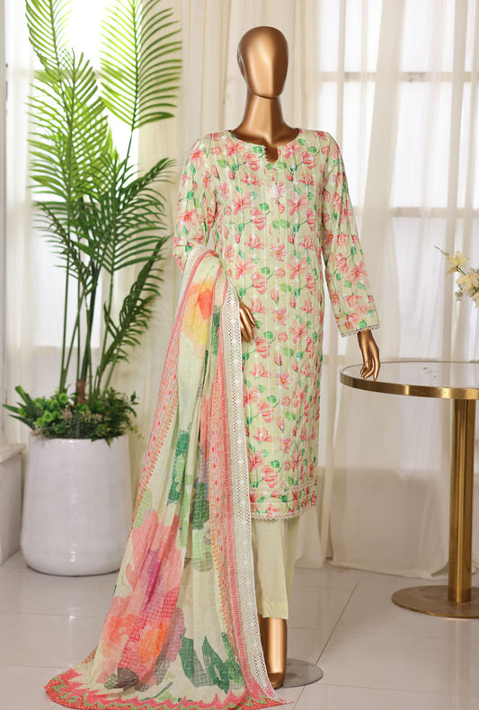 Dhagakari by HZ Textiles Embroidered Lawn Suit Unstitched 3 Piece DEC - 1075 Vol-03