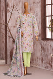 Dhagakari by HZ Textiles Embroidered Lawn Suit Unstitched 3 Piece DEC-596 - Summer Collection