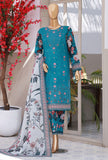 Elegant by HZ Textiles Embroidered Lawn Suit Unstitched 3 Piece EC-1014