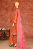 Elegant by HZ Textiles Embroidered Lawn Suit Unstitched 3 Piece EC-1056 Vol-02