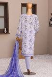 Elite by HZ Textiles Embroidered Lawn Unstitched 3 Piece Suit EC-1280 - Summer Collection
