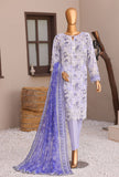 Elite by HZ Textiles Embroidered Lawn Unstitched 3 Piece Suit EC-1280 - Summer Collection
