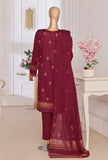 Exclusive by HZ Textiles Embroidered Lawn Suit Unstitched 3 Piece EJC - 7045