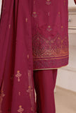 Exclusive by HZ Textiles Embroidered Lawn Suit Unstitched 3 Piece EJC - 7045
