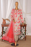 Elite by HZ Textiles Embroidered Lawn Unstitched 3 Piece Suit ELC-803 - Winter Collection