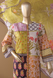 Intermix by HZ Textiles Printed Cambric Suit Stitched 3 Piece ELP-3P-537 Art Breakout