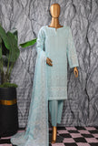 Exclusive Mid Summer by HZ Textiles Embroidered Cotton Suit Unstitched 3 Piece EMC-31 - Summer Collection