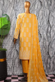 Exclusive Mid Summer by HZ Textiles Embroidered Cotton Suit Unstitched 3 Piece EMC-35 - Summer Collection