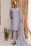 Exclusive by HZ Textiles Embroidered Lawn Suit Unstitched 3 Piece ES-18 - Summer Collection
