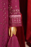 3 Piece Stitched Fasaane Chiffon HZK-188 Magenta Vol-07