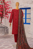 Crosshatch Embroidered Khaddar Unstitched Suit By HZ Textiles- KCE - 3094