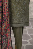 Crosshatch Embroidered Khaddar Unstitched Suit By HZ Textiles- KCE - 3096