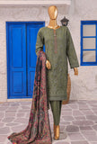 Crosshatch Embroidered Khaddar Unstitched Suit By HZ Textiles- KCE - 3096
