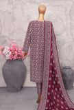 Khaddar Co Ords by HZ Textiles Embroidered Khaddar Suit Unstitched 3 Piece KCP - 3064