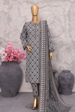 Khaddar Co Ords by HZ Textiles Embroidered Khaddar Suit Unstitched 3 Piece KCP - 3069