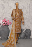 Khaddar Co Ords by HZ Textiles Embroidered Khaddar Suit Unstitched 3 Piece KCP - 3070
