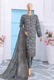 Khaddar Co Ords by HZ Textiles Embroidered Khaddar Suit Unstitched 3 Piece KCP - 3071