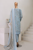 Khaddar Chikankari by HZ Textiles Embroidered Khaddar Suit Unstitched 3 Piece - KEC-102 - Winter Collection