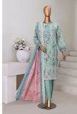 Khaddar Chikankari by HZ Textiles Embroidered Khaddar Suit Unstitched 3 Piece - KEC-105 - Winter Collection