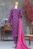 Khaddar Separates by HZ Textiles Printed Khaddar Suit Unstitched 3 Piece KSP - 3421