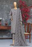 Khaddar Separates by HZ Textiles Printed Khaddar Suit Unstitched 3 Piece KSP - 3425