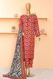 Linen Wintry by HZ Textiles Printed Linen Suit Unstitched 3 Piece LCP-203 Vol-4 - Winter Collection