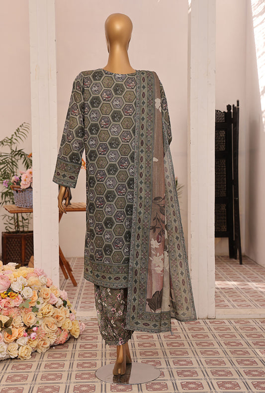 Luxe Prints by HZ Textiles Digital Printed Lawn Suit Unstitched 3 Piece LP-550 - Summer Collection