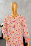 Aashkaar by HZ Textiles Printed Suit Lawn Stitched 3 Piece LPE-3P-512 Peach Garden Vol-06