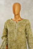 Aashkaar by HZ Textiles Printed Suit Lawn Stitched 3 Piece LPE-3P-513 Ferm Green Vol-06