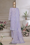 Aashkaar by HZ Textiles Embroidered Suit Lawn Stitched 3 Piece LPE-3P-542 Lilac Lilly Vol-07 - Ready To Wear