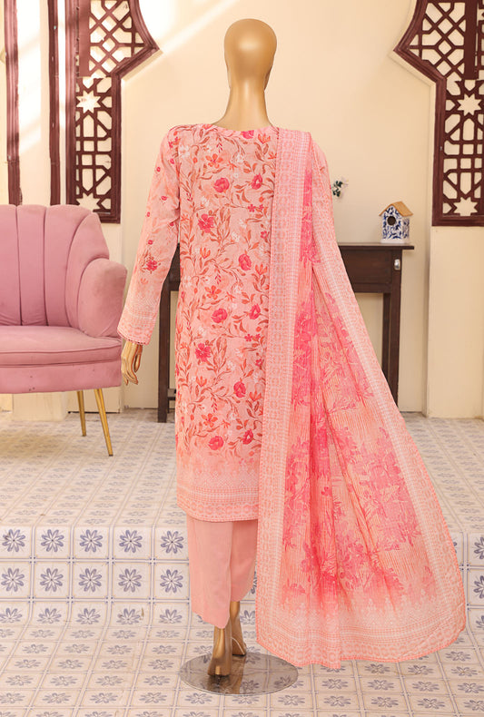 Mehak by HZ Textiles Embroidered Lawn Suit Unstitched 3 Piece MEC-501 - Summer Collection