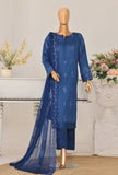 Mayaar by HZ Textiles Embroidered Linokara Suit Unstitched 3 Piece MEC - 7035