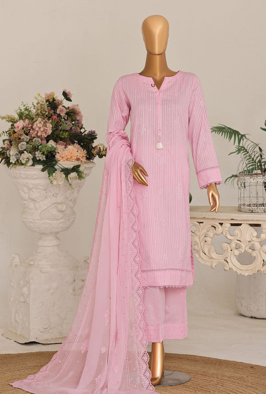 Mayaar by HZ Textiles Embroidered Linokara Suit Unstitched 3 Piece MEC - 7039
